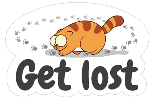😨 Стикер «Legcat» для Telegram