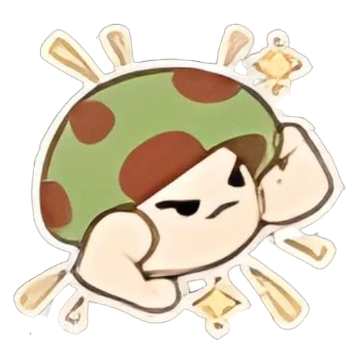 🙁 Стикер «Legend of Mushroom» для Telegram