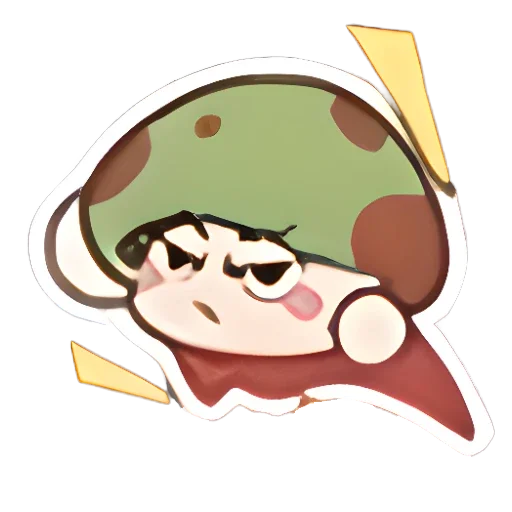 🦸 Стикер «Legend of Mushroom» для Telegram