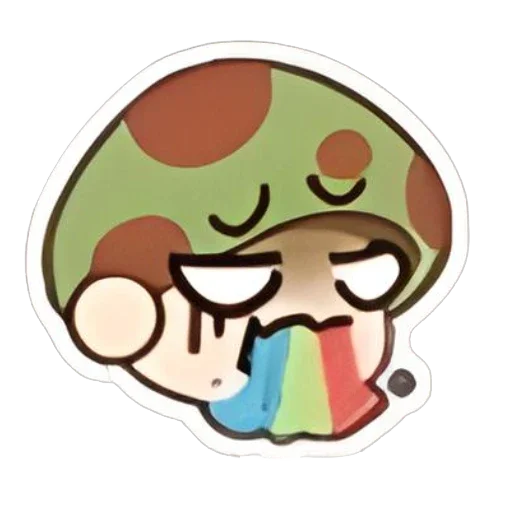 🤮 Стикер «Legend of Mushroom» для Telegram