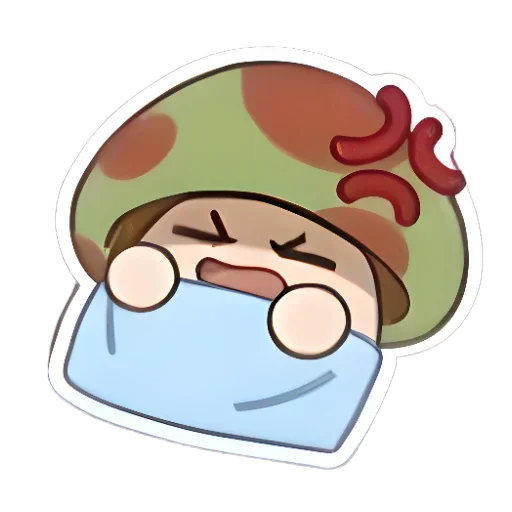😴 Стикер «Legend of Mushroom» для Telegram