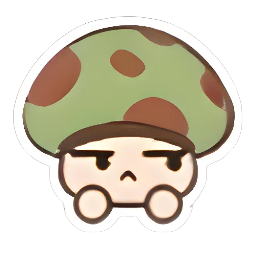 😒 Стикер «Legend of Mushroom» для Telegram