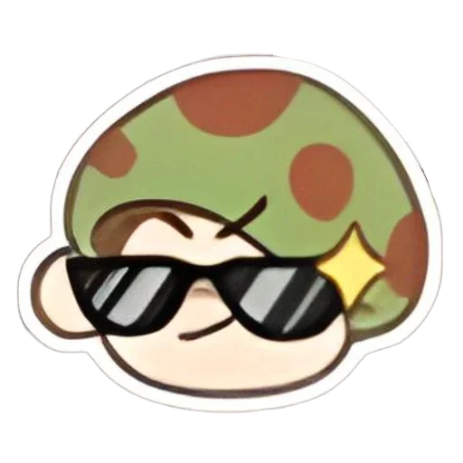 😎 Стикер «Legend of Mushroom» для Telegram