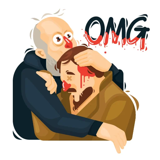 😵 Стикер «LegendsOfArtEng» для Telegram