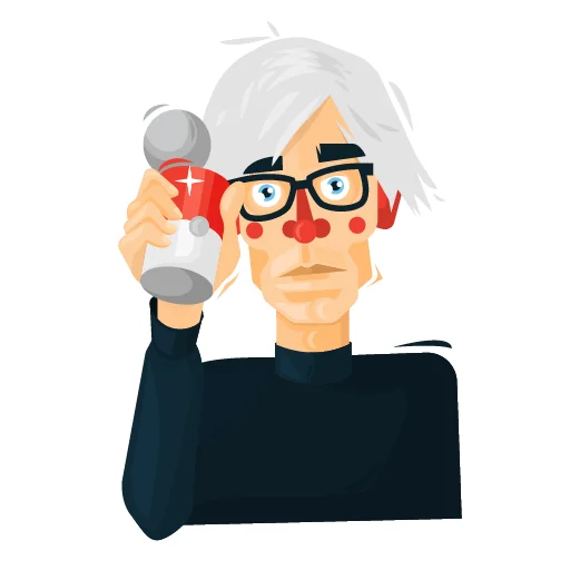 🤓 Стикер «LegendsOfArtEng» для Telegram