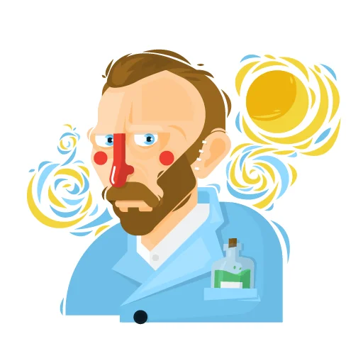 😕 Стикер «LegendsOfArtEng» для Telegram