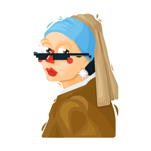 😎 Стикер «LegendsOfArtEng» для Telegram