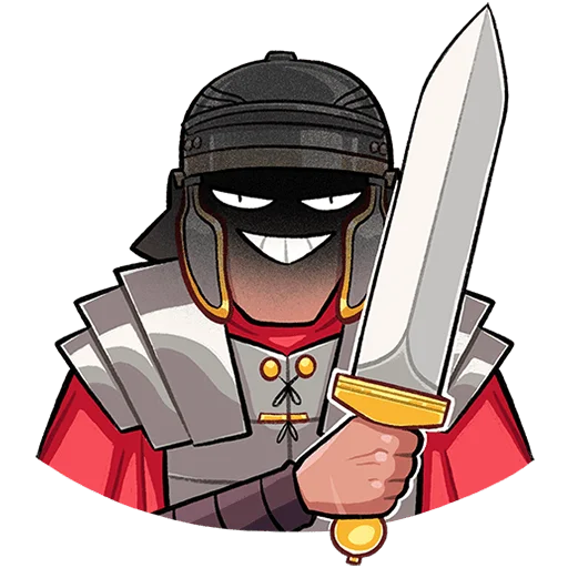 🗡 Стикер «Легионер Титус Без Текста» для Telegram