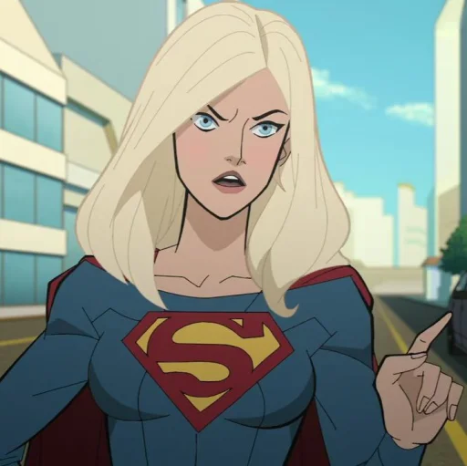 🦸‍♀ Стикер «Supergirl ‍» для Telegram