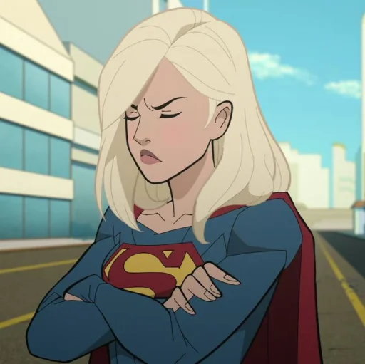 🦸‍♀ Стикер «Supergirl ‍» для Telegram
