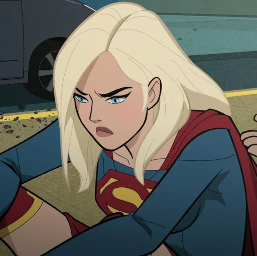 🦸‍♀ Стикер «Supergirl ‍» для Telegram