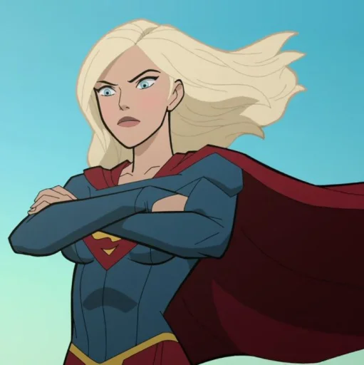 🦸‍♀ Стикер «Supergirl ‍» для Telegram