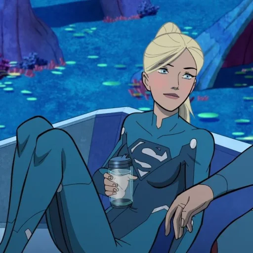 🦸‍♀ Стикер «Supergirl ‍» для Telegram