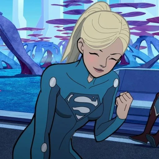 🦸‍♀ Стикер «Supergirl ‍» для Telegram