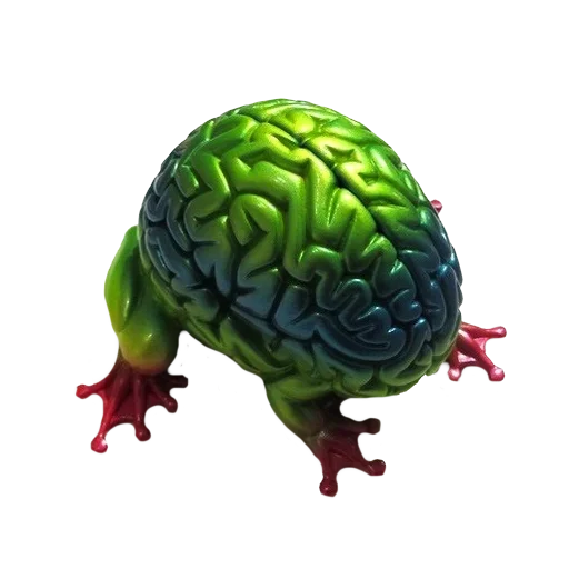 🧠 Стикер «лягушки» для Telegram