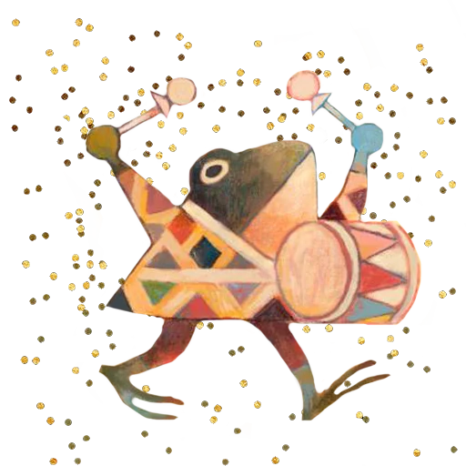🥳 Стикер «лягушки» для Telegram