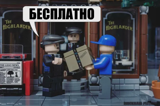 🆓 Стикер «LEGO Shelby» для Telegram