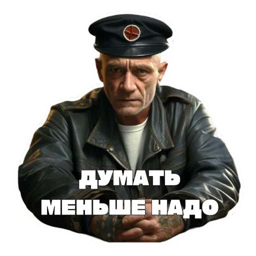 🤭 Стикер «Леха Беспалый» для Telegram