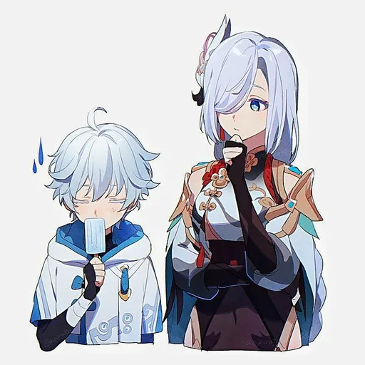 🤔 Стикер «Genshin Impact L E I N H A R D» для Telegram