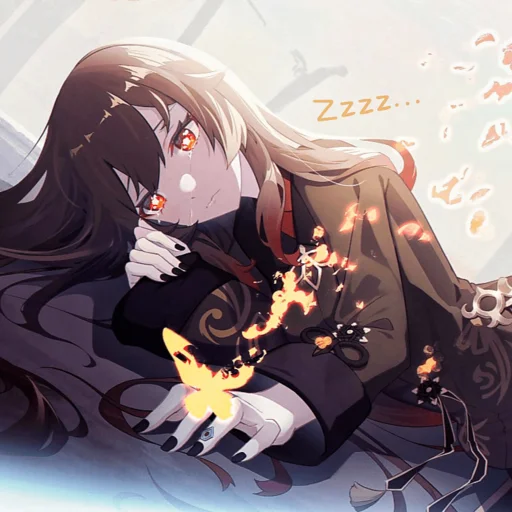 😴 Стикер «Genshin Impact L E I N H A R D» для Telegram