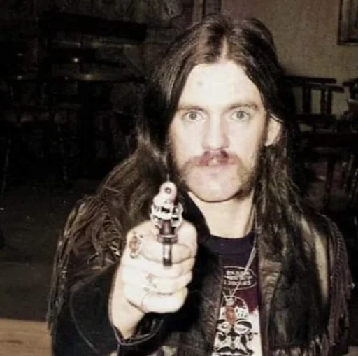 🔫 Стикер «Lemmy Kilmister motorhead» для Telegram