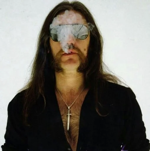 😶‍🌫️ Стикер «Lemmy Kilmister motorhead» для Telegram