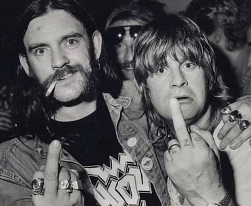 🖕 Стикер «Lemmy Kilmister motorhead» для Telegram