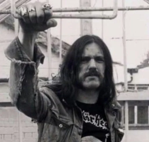 🙄 Стикер «Lemmy Kilmister motorhead» для Telegram