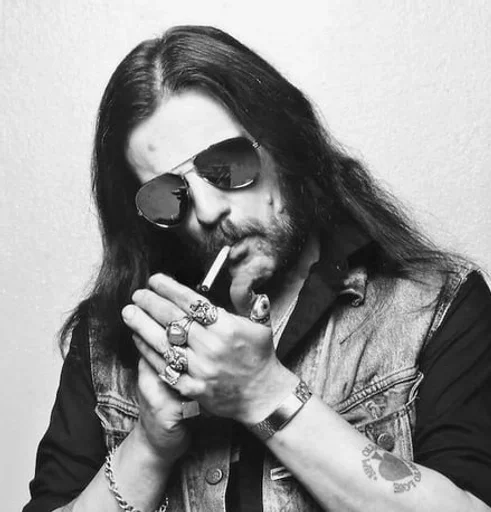 🚬 Стикер «Lemmy Kilmister motorhead» для Telegram