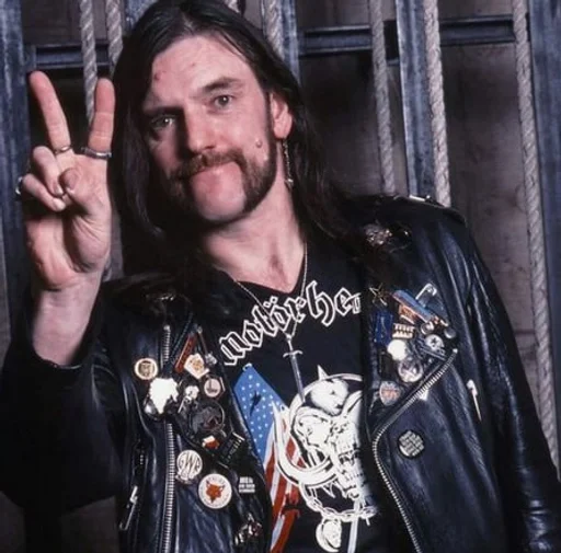 👋 Стикер «Lemmy Kilmister motorhead» для Telegram