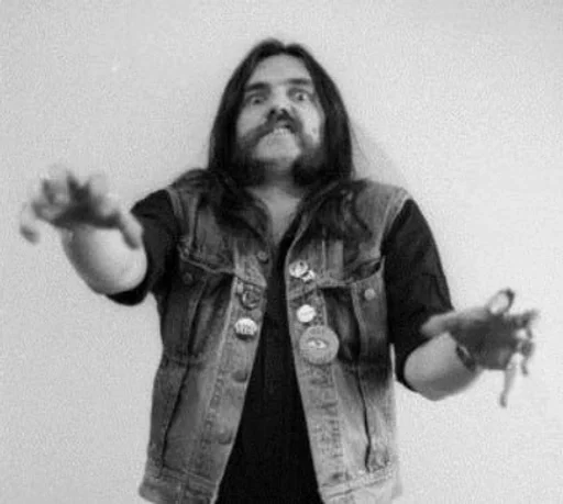 🧟‍♂️ Стикер «Lemmy Kilmister motorhead» для Telegram
