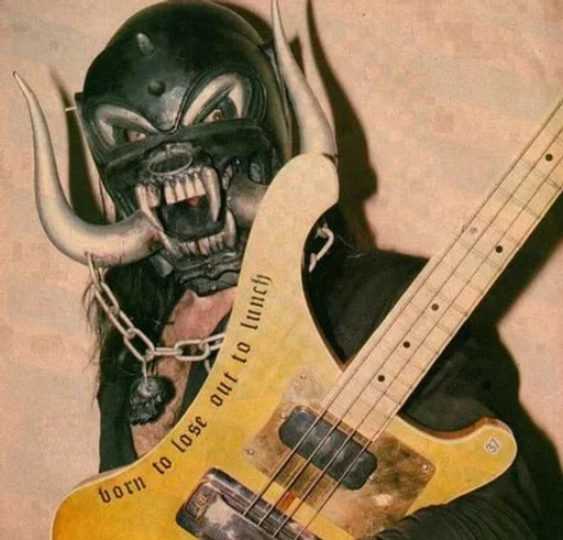 👹 Стикер «Lemmy Kilmister motorhead» для Telegram