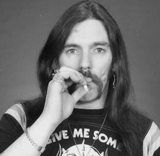 🚬 Стикер «Lemmy Kilmister motorhead» для Telegram