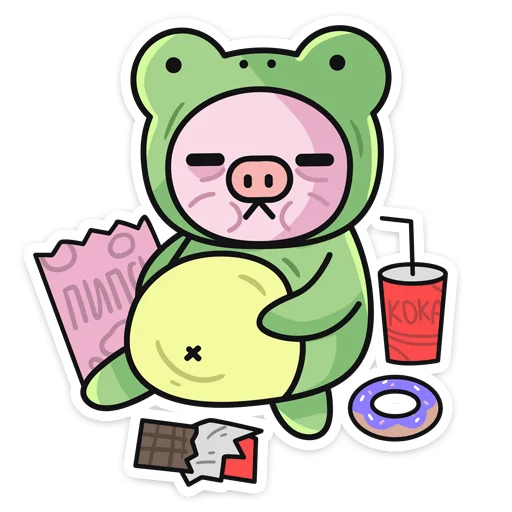 🤤 Стикер «Мрак & Люля» для Telegram