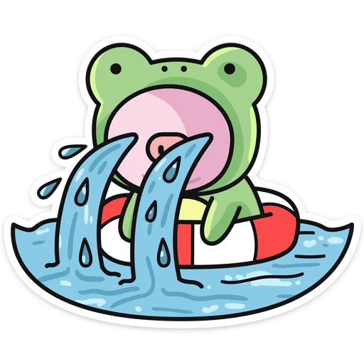 😔 Стикер «Мрак & Люля» для Telegram
