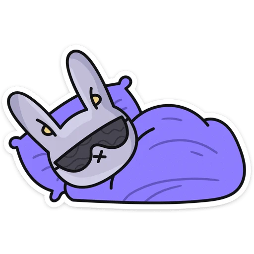 😴 Стикер «Мрак & Люля» для Telegram