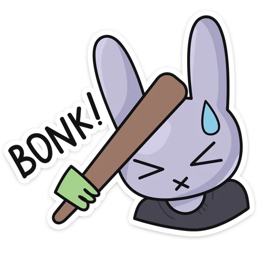 😵 Стикер «Мрак & Люля» для Telegram