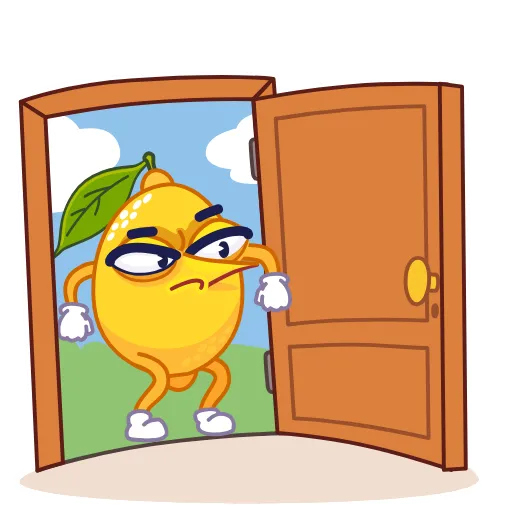 🦶 Стикер «Lemon» для Telegram