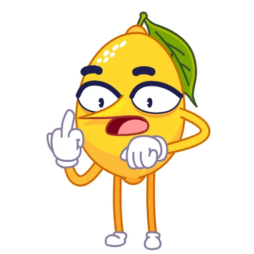🖕 Стикер «Lemon» для Telegram