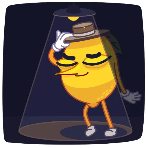 🚶 Стикер «Lemon» для Telegram