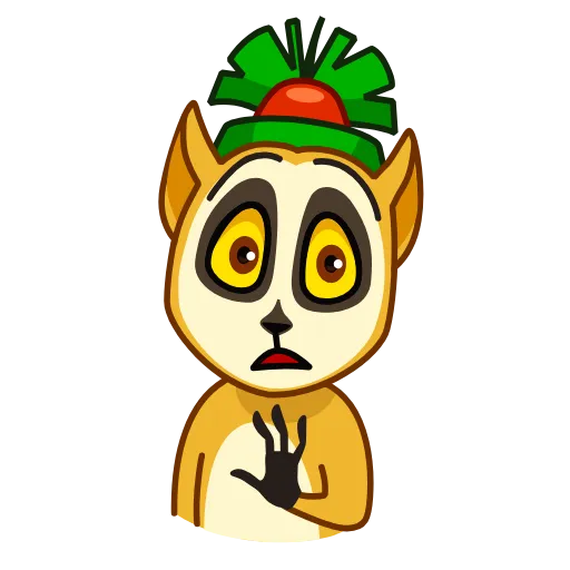 🖐 Стикер «Lemur» для Telegram