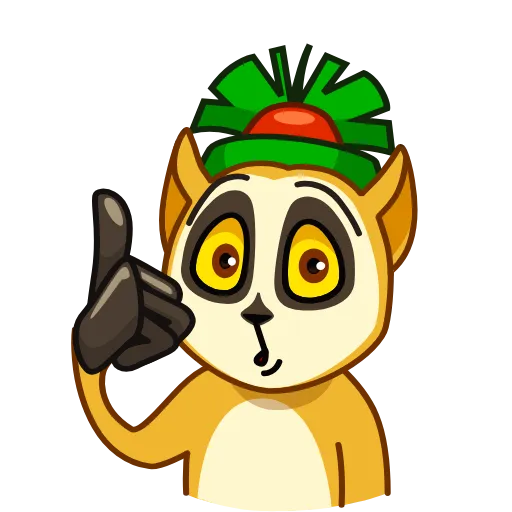 👍 Стикер «Lemur» для Telegram