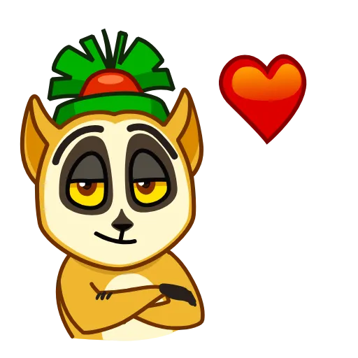 😘 Стикер «Lemur» для Telegram