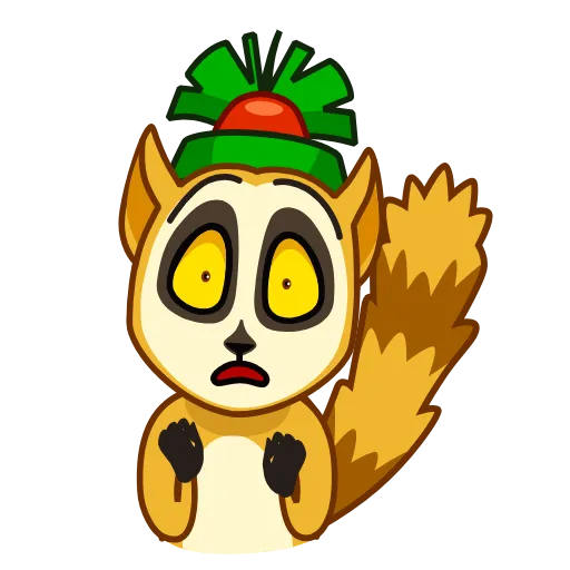 😲 Стикер «Lemur» для Telegram