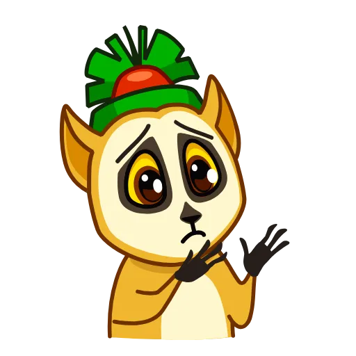 🙏 Стикер «Lemur» для Telegram