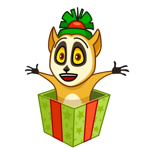 👋 Стикер «Lemur» для Telegram