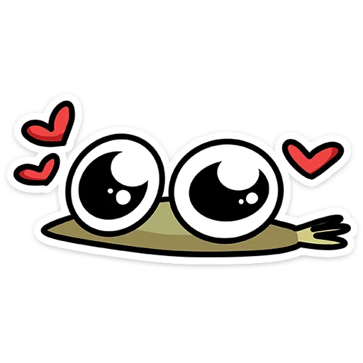 😍 Стикер «Камбала Лена» для Telegram