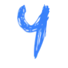 💙 Эмодзи «Синие буквы, цифры, иконки» для Telegram