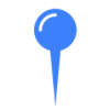 💙 Эмодзи «Синие буквы, цифры, иконки» для Telegram