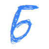 💙 Эмодзи «Синие буквы, цифры, иконки» для Telegram